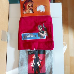AU006 tomb raider lara croft deux boxer shorts new officiel