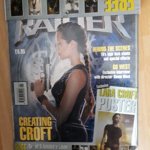 AR022 tomb raider movie collector edition with poster and set 5 postcards