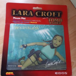 AZ030 tomb raider lara croft tapis de souris mousepad aquatique unopened