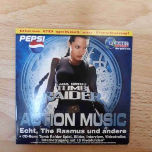 AQ004 tomb raider lara croft cd pepsi planet