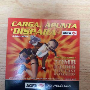 AQ008 tomb raider lara croft cd agfa the last revelation
