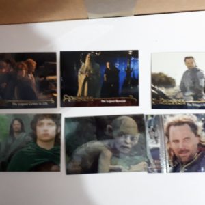 CL002 LOTR seigneur des anneaux 6 special trading cards