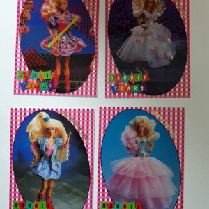 EL001 barbie 4 rare trading card