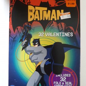 FM001  batman marvel 32 foil cartes valentines