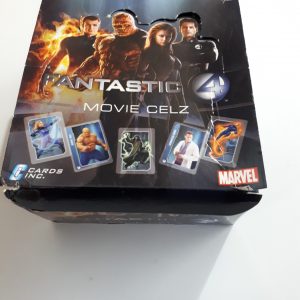 LZ014 box avec 36 pochettes de 6 trading cards scellées fantastic 4 marvel