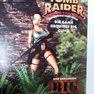 AL004 tomb raider lara croft special promotional paper sheet about trading card