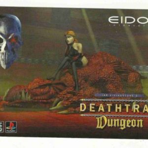 MP001  superbe carte postale eidos deathtrap dungeon