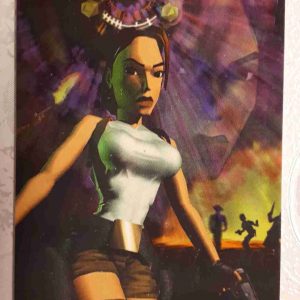 AK021 rare telecarte allemande 2003 tomb raider lara croft