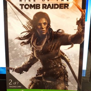 AM008 rise of the tomb raider card xbox lara croft greatest game