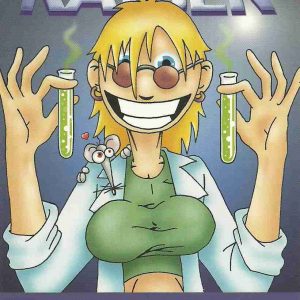 AW007 postcard lara croft tomb raider chemist raider