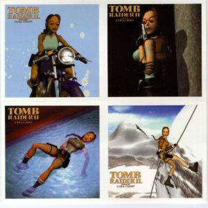AZ043 tomb raider lara croft planche 4 stickers official mod2