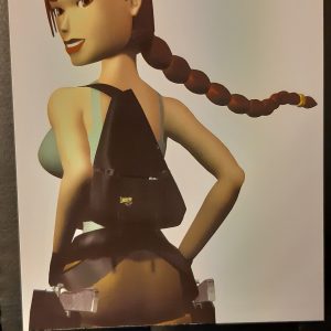 AW044 carte postale postcard lara croft tomb raider