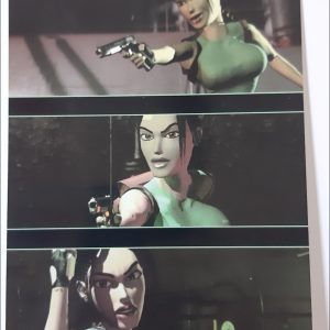 ZZ008 tomb raider lara croft carte postale postcard special