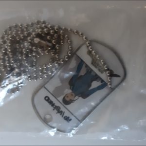 ZZ011 tomb raider lara croft dog tag numéro 4