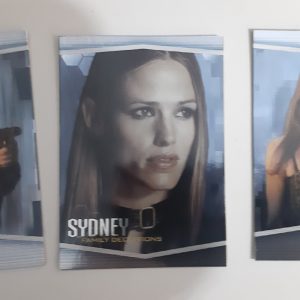 ZZ029 ALIAS Jennifer Garner puzzle 3 trading cards