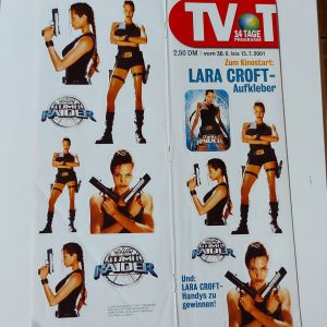 ZZ078 tomb raider movie sticker