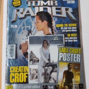 ZZ082 tomb raider collector edition poster 5 postcards