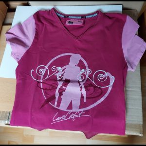 ZZ086 tomb raider t shirt