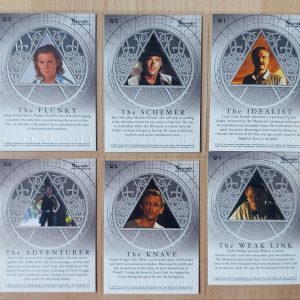 zz134 tomb raider lara croft 6 trading cards q1 à q6