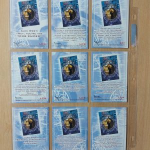 zz132 tomb raider lara croft puzzle 9 trading cards movie 1