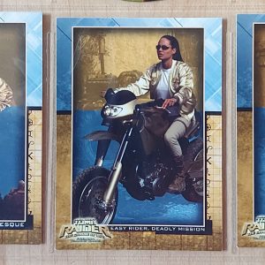 zz126 tomb raider lara croft 3 trading cards bl1 - bl2 - bl3
