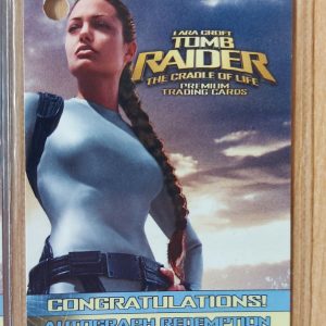 zz118 tomb raider cradle rare autograph redemption trading card schweiger